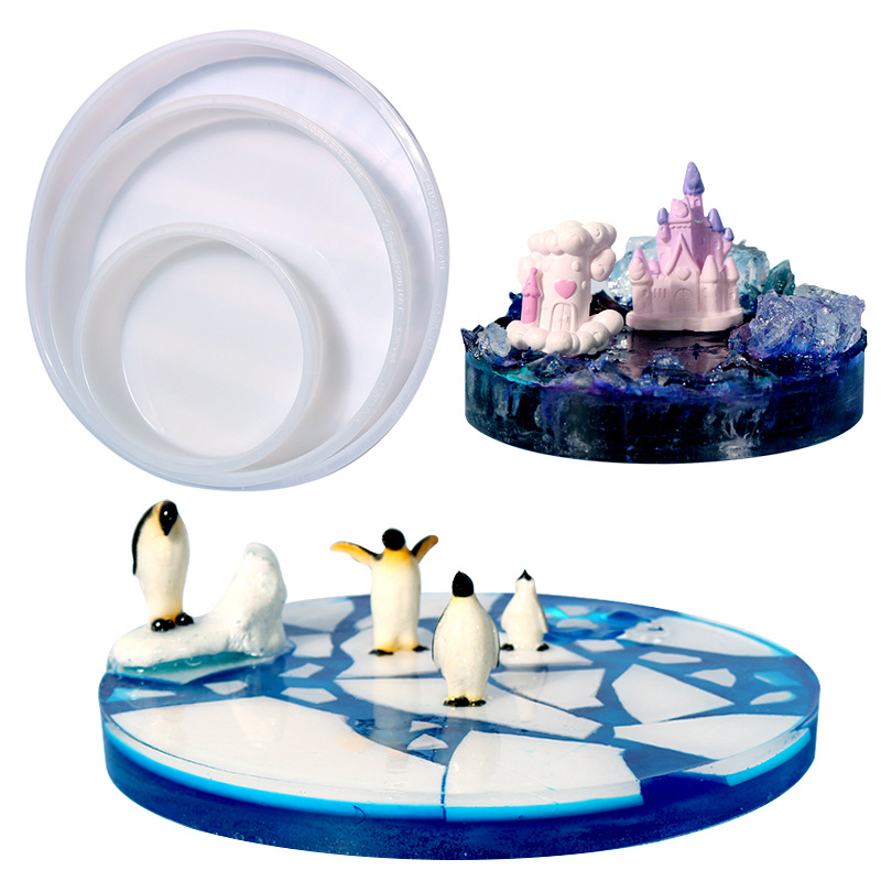 Large Round Tray UV Resin Mold - مراجعة Coaster Mold Round وسعره