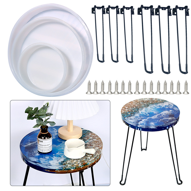 Large Round Tray UV Resin Mold - مراجعة Coaster Mold Round وسعره