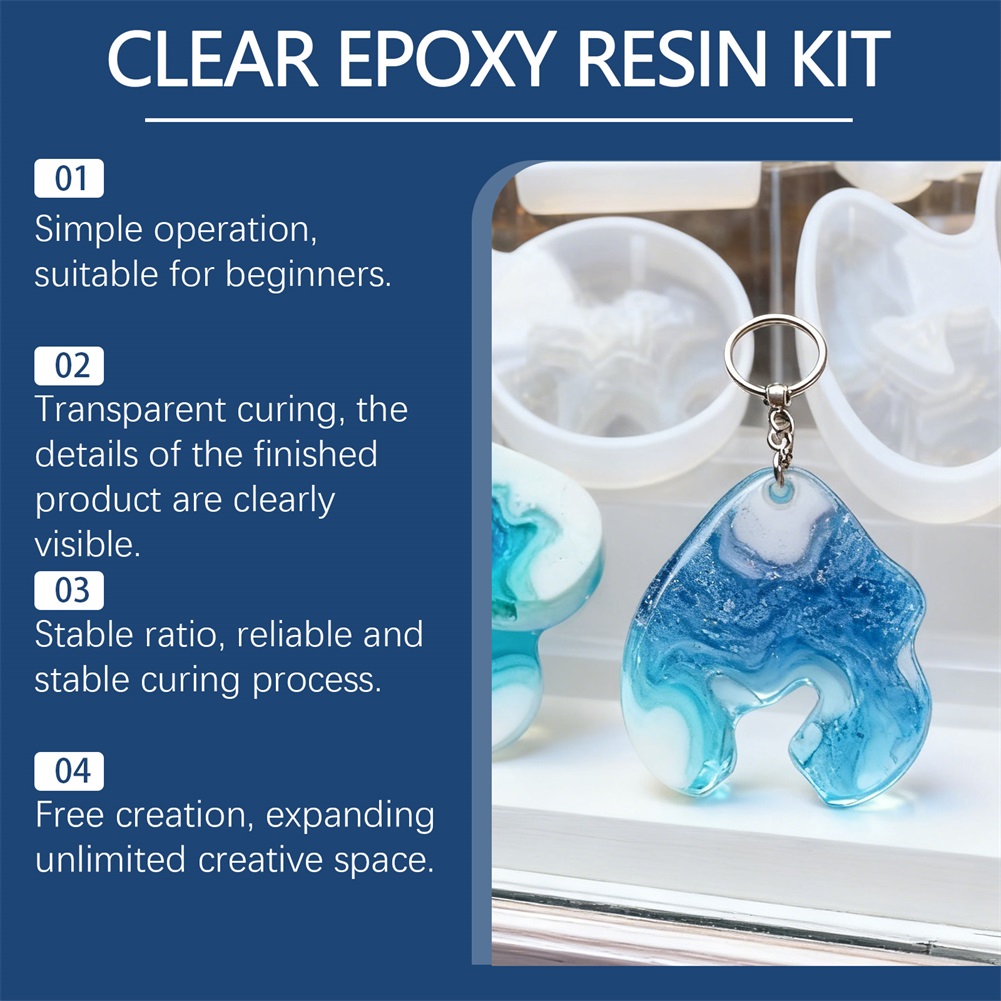 DIY Crystals Clear Epoxys Resi - مراجعة Resin Jewelry Kit وسعره
