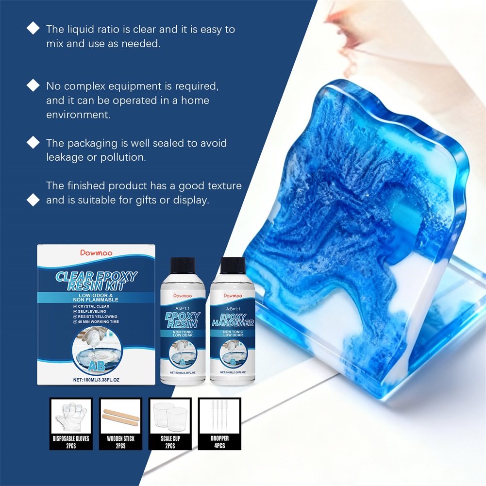DIY Crystals Clear Epoxys Resi - مراجعة Resin Jewelry Kit وسعره