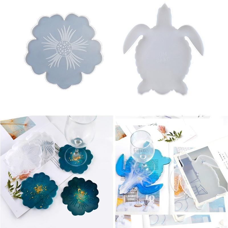R3MC 2Pcs DIY Flower Silicone  - مراجعة Geode Mold Silicone وسعره