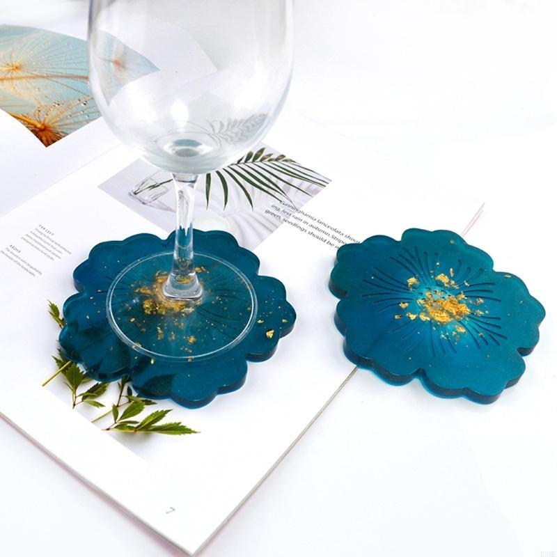 R3MC 2Pcs DIY Flower Silicone  - مراجعة Geode Mold Silicone وسعره