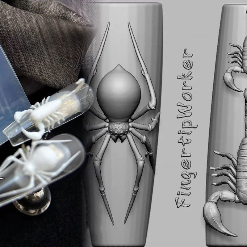 3D Spider Scorpion Silicone Na - مراجعة Resin Pigment Set وسعره
