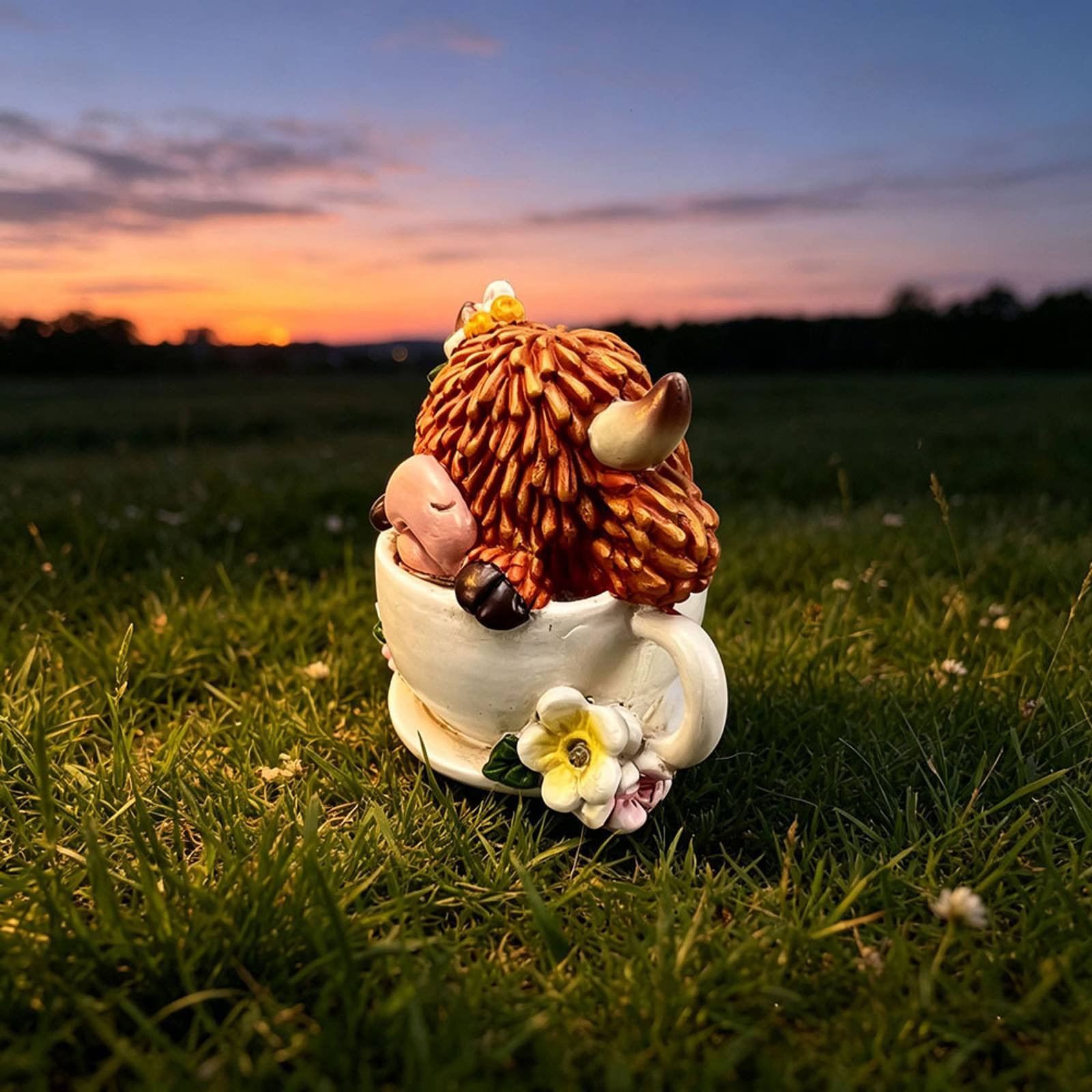 Highland Cow Garden Light Resi - مراجعة Crafting Resin وسعره