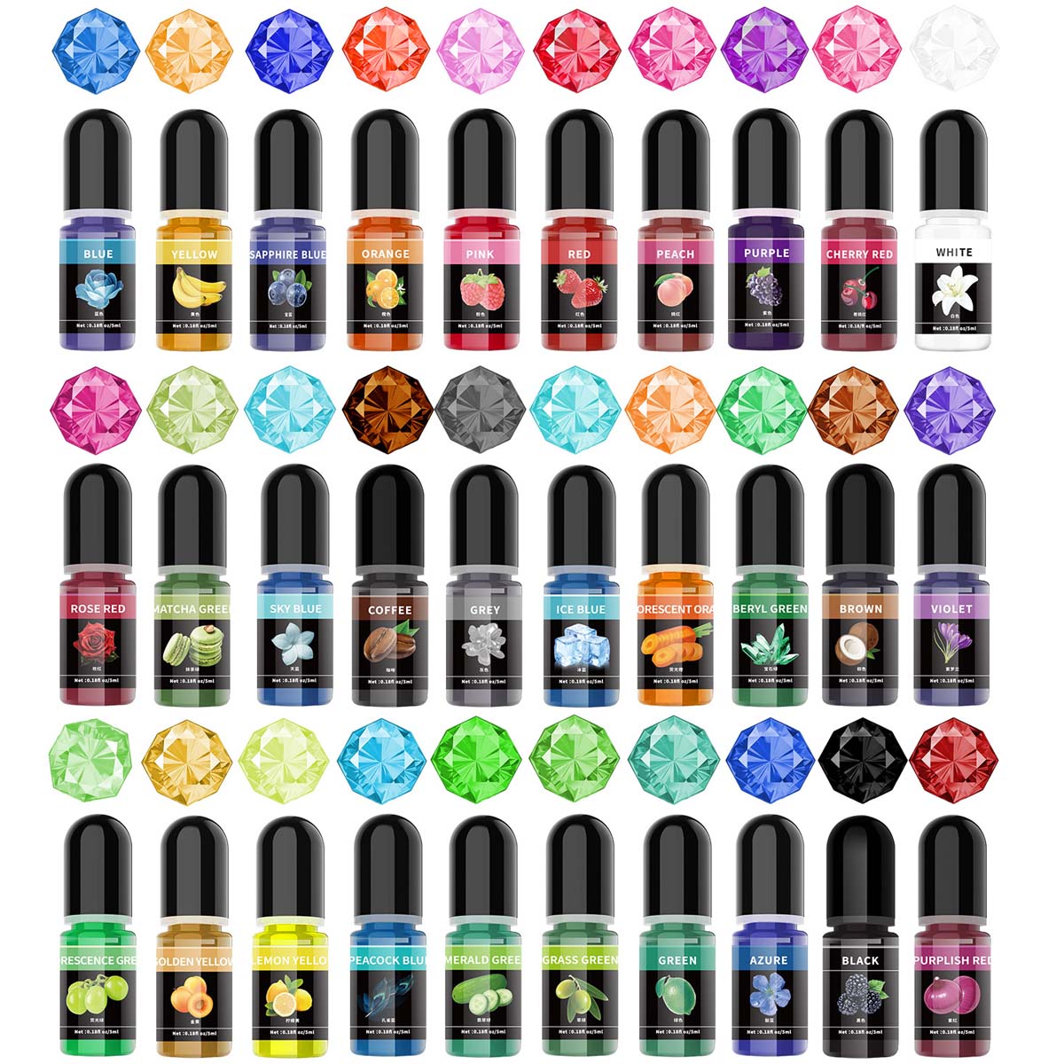 5ml/Bottle Epoxy Resin Pigment - مراجعة Epoxy Uv Resin Kit وسعره