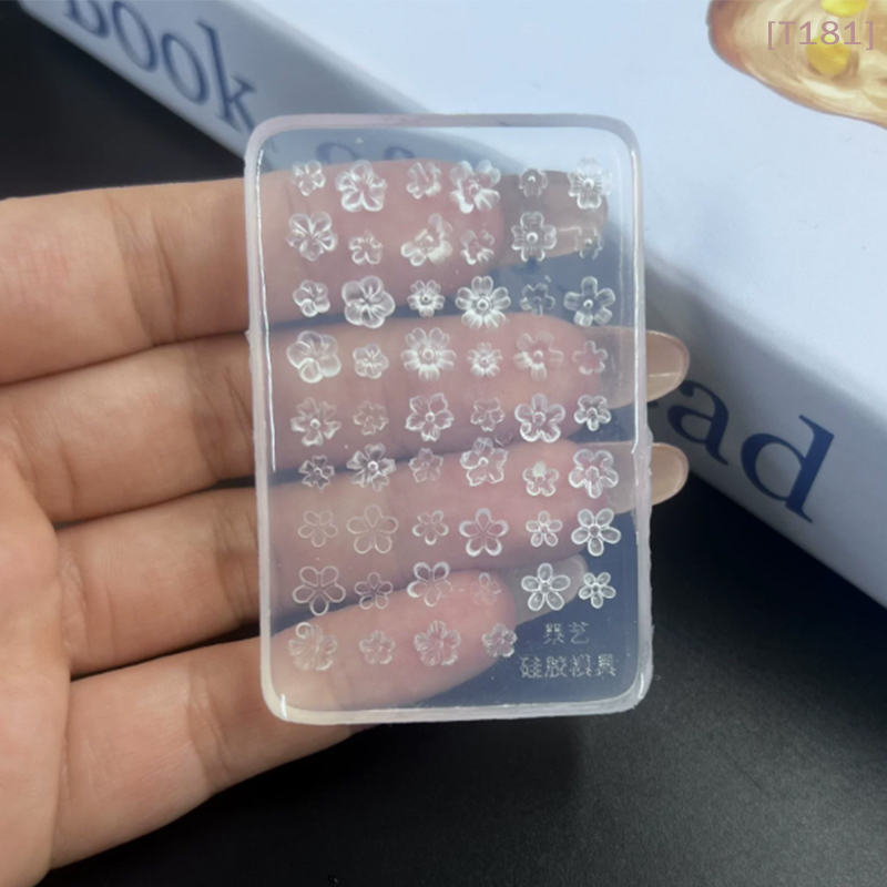 Pcs Silicone Nail Art Mold Flo - مراجعة Resin Pigment Set وسعره