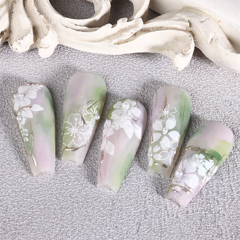 Pcs Silicone Nail Art Mold Flo - مراجعة Resin Pigment Set وسعره