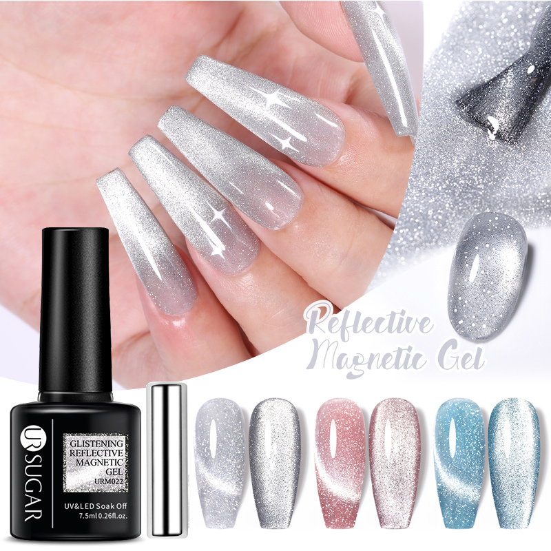 UR SUGAR 4PCS Glitter Cat Magn - مراجعة Resin Glitter Pack وسعره