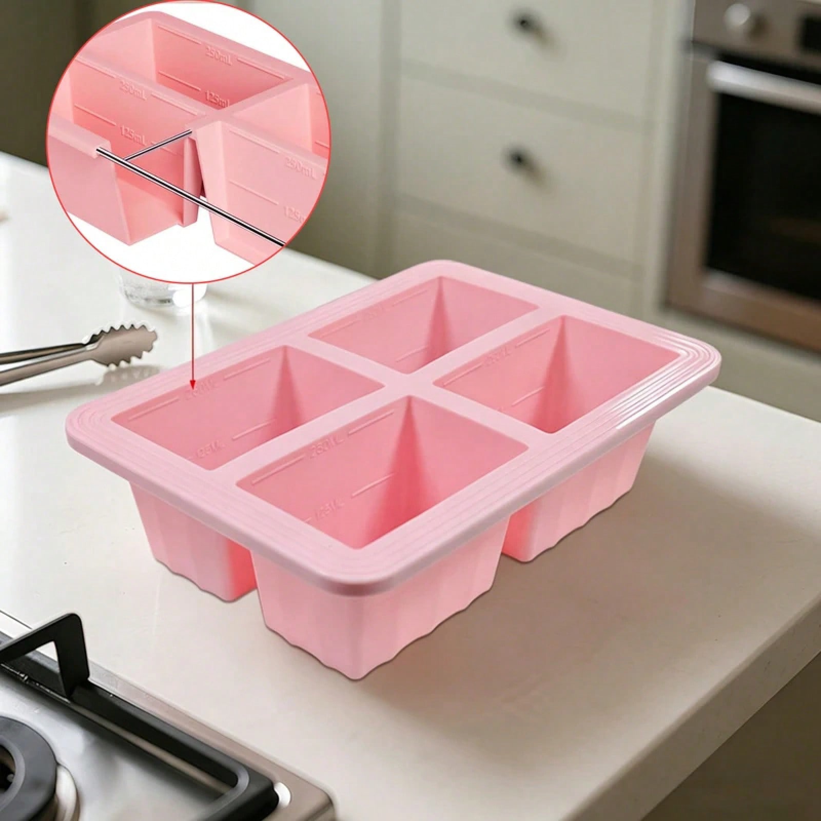 Reusable Silicone Soup Freezer - مراجعة Silicone Mold Tray وسعره