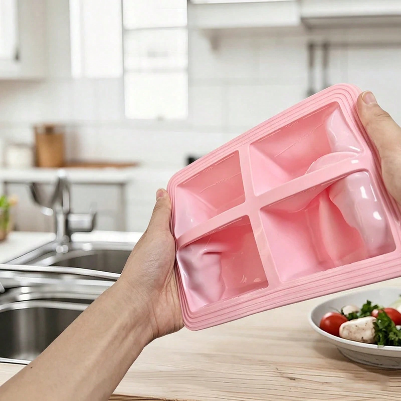 Reusable Silicone Soup Freezer - مراجعة Silicone Mold Tray وسعره