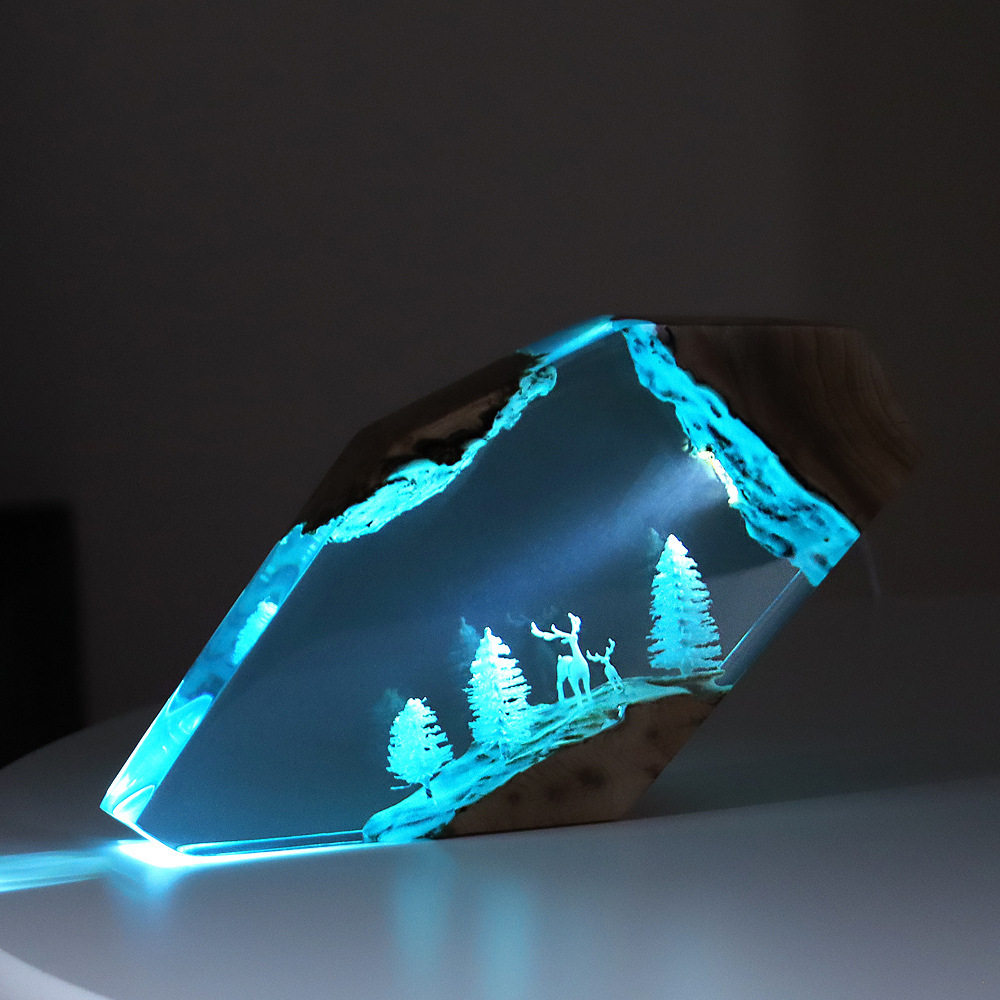 Forest Fairy Deer Desktop Art  - مراجعة Crafting Resin وسعره