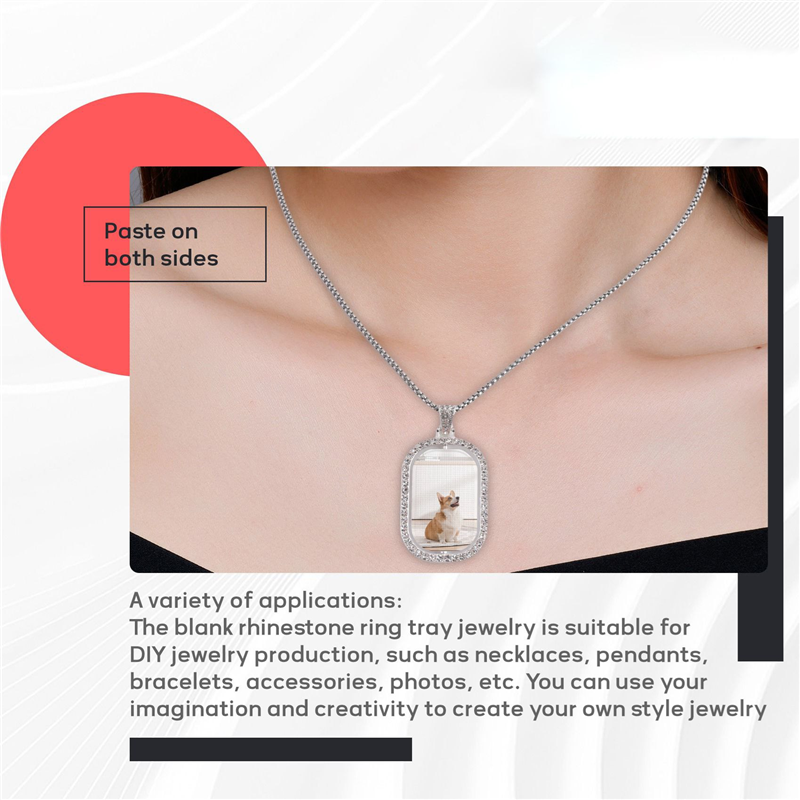 WORTHOWN-48Pcs Sublimation Rhi - مراجعة Bezels Set Pendant وسعره