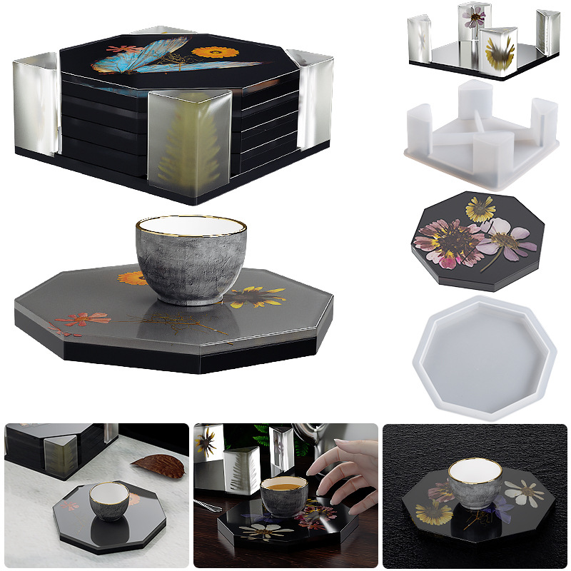 Silicone Coaster Storage Box M - مراجعة Coaster Mold Round وسعره