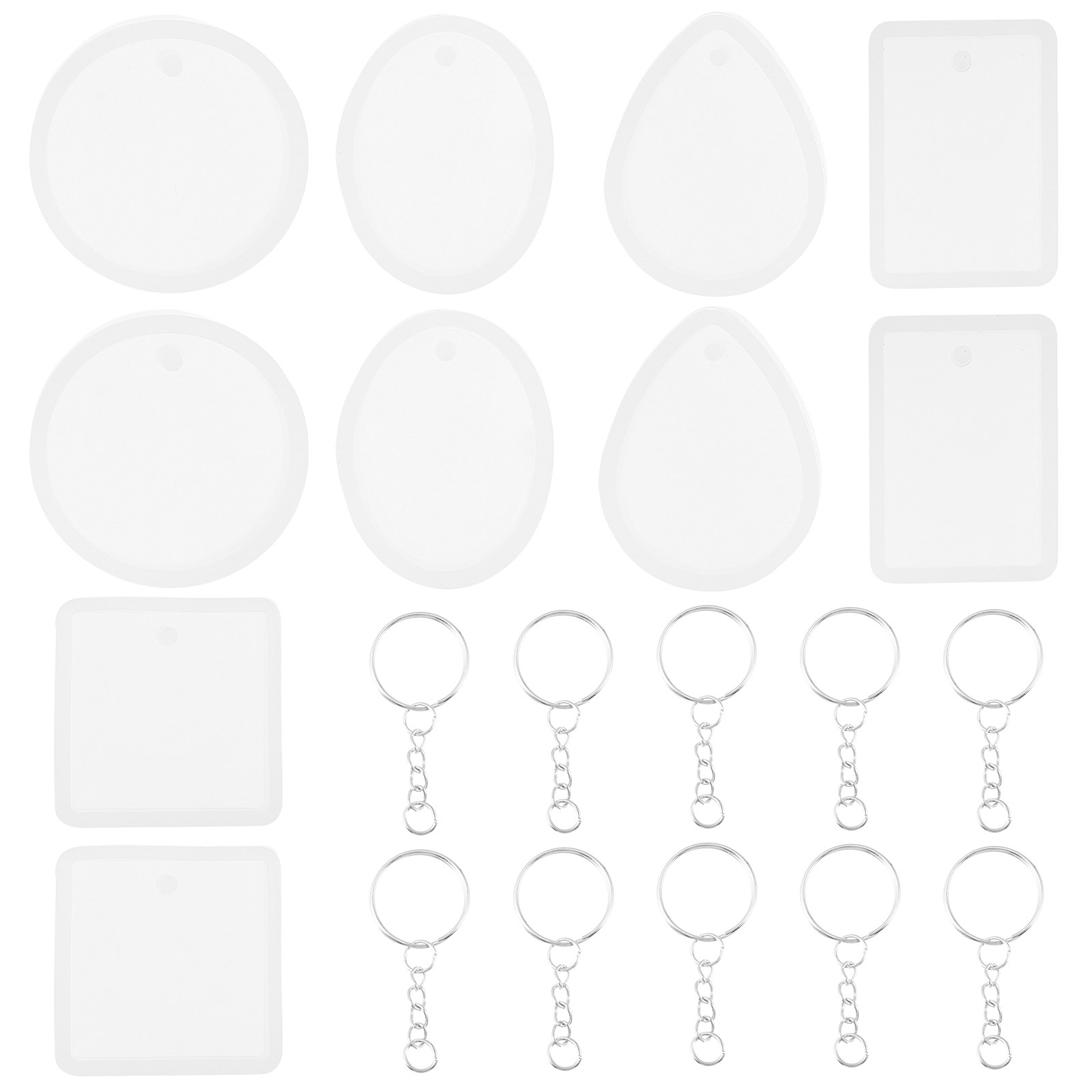 10pcs Diy Keychain Pendant Cha - مراجعة Crafting Resin وسعره