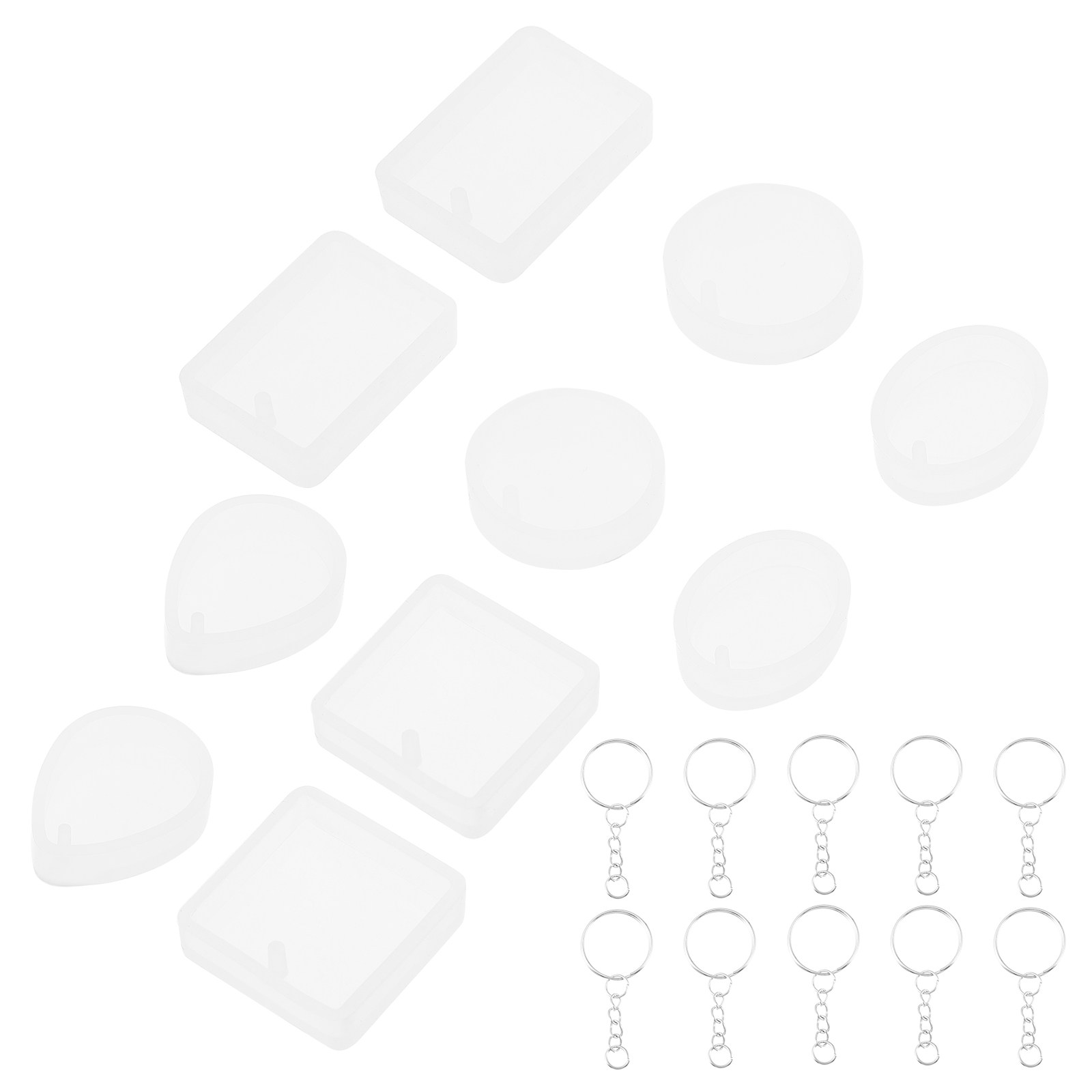 10pcs Diy Keychain Pendant Cha - مراجعة Crafting Resin وسعره