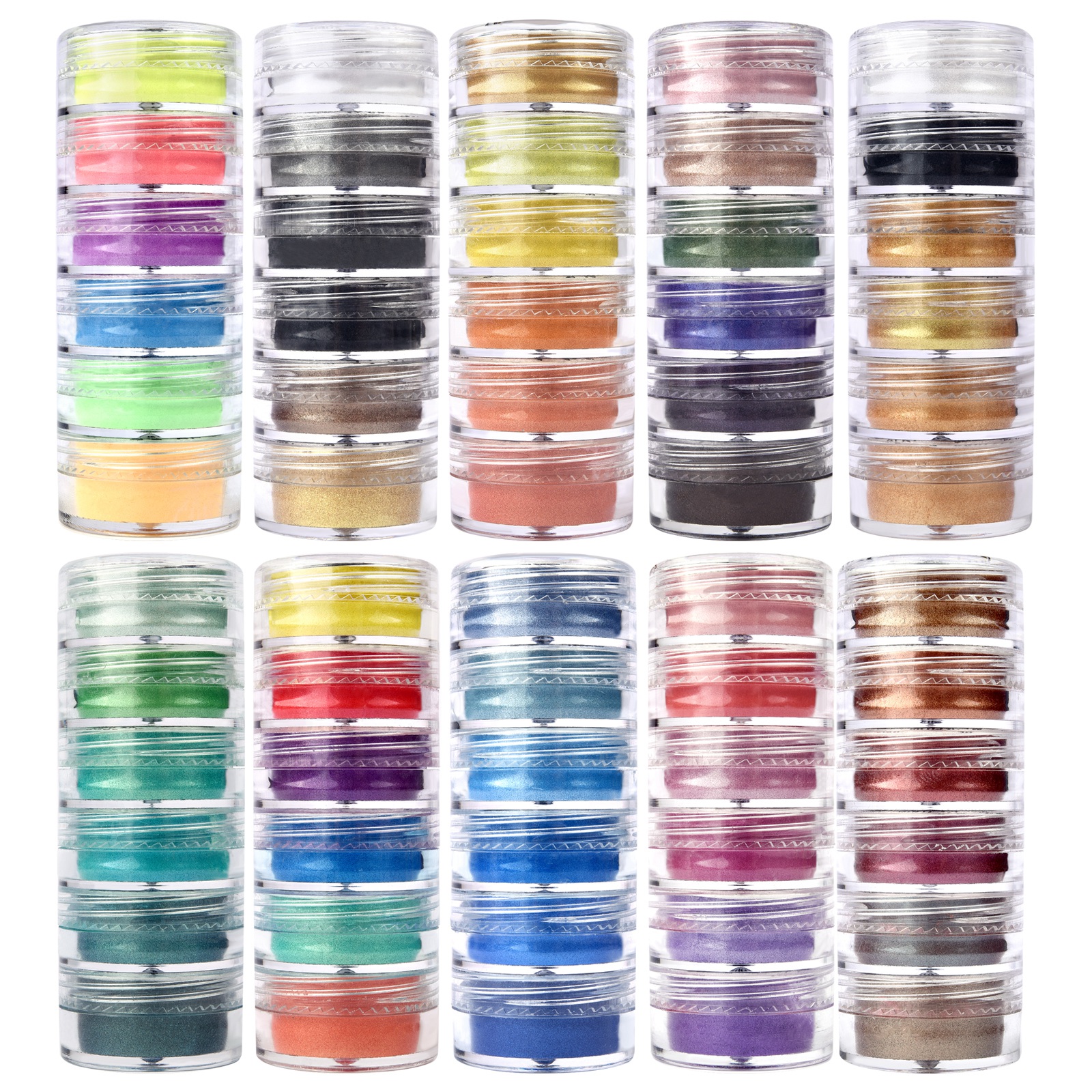 6 Colors/Set Pearlescent Powde - مراجعة Resin Pigment Set وسعره