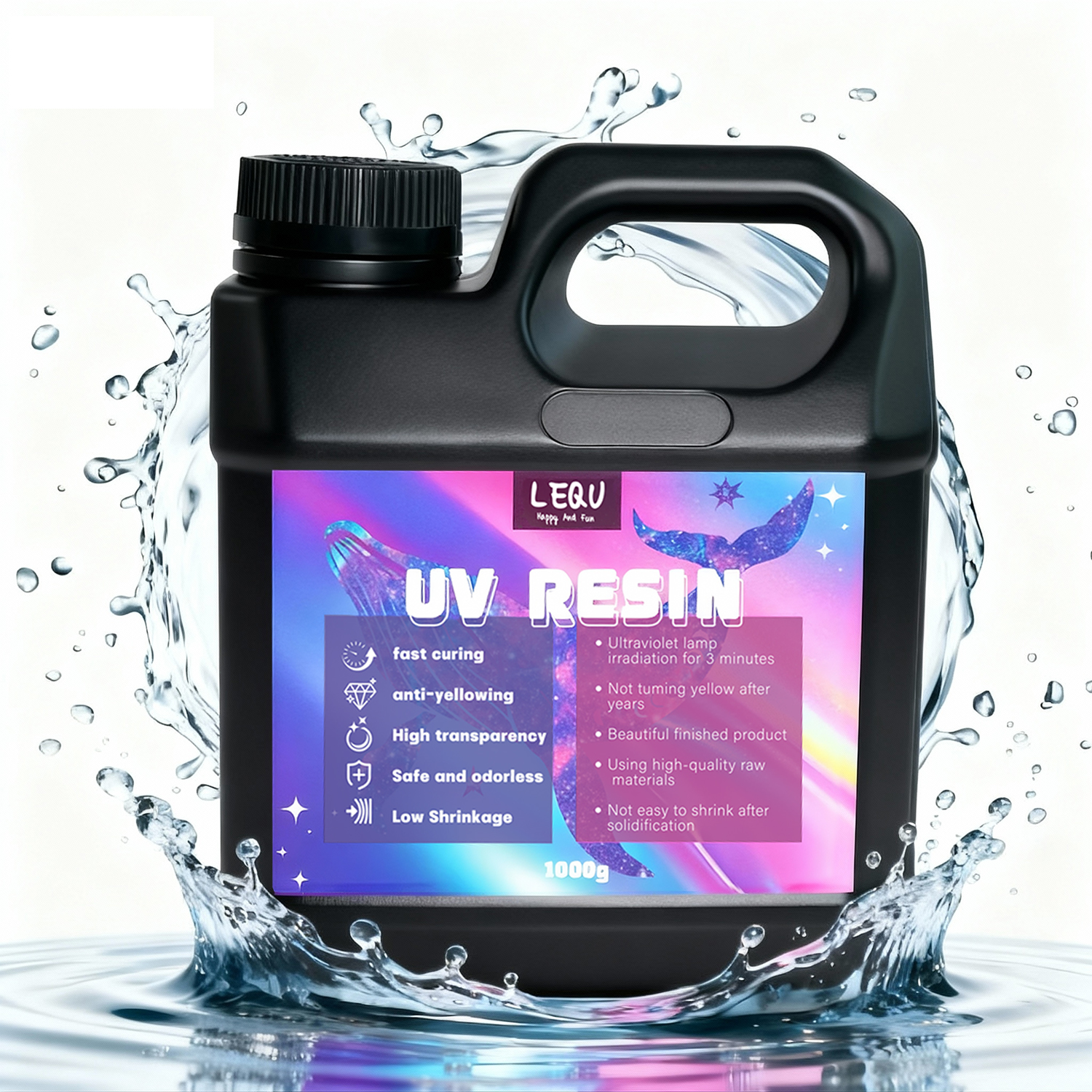 1000g UV Resin Crystal Clear H - مراجعة Epoxy Uv Resin Kit وسعره