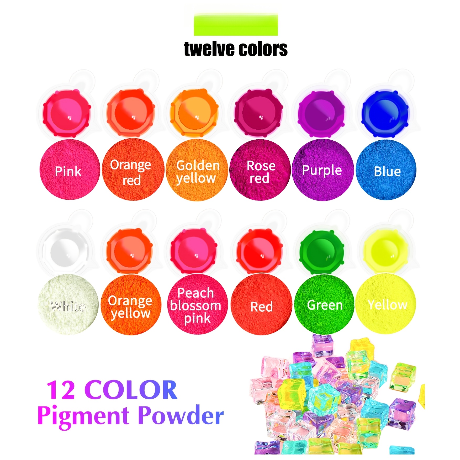 Fluorescent Powder/Neon Resin  - مراجعة Resin Pigment Set وسعره