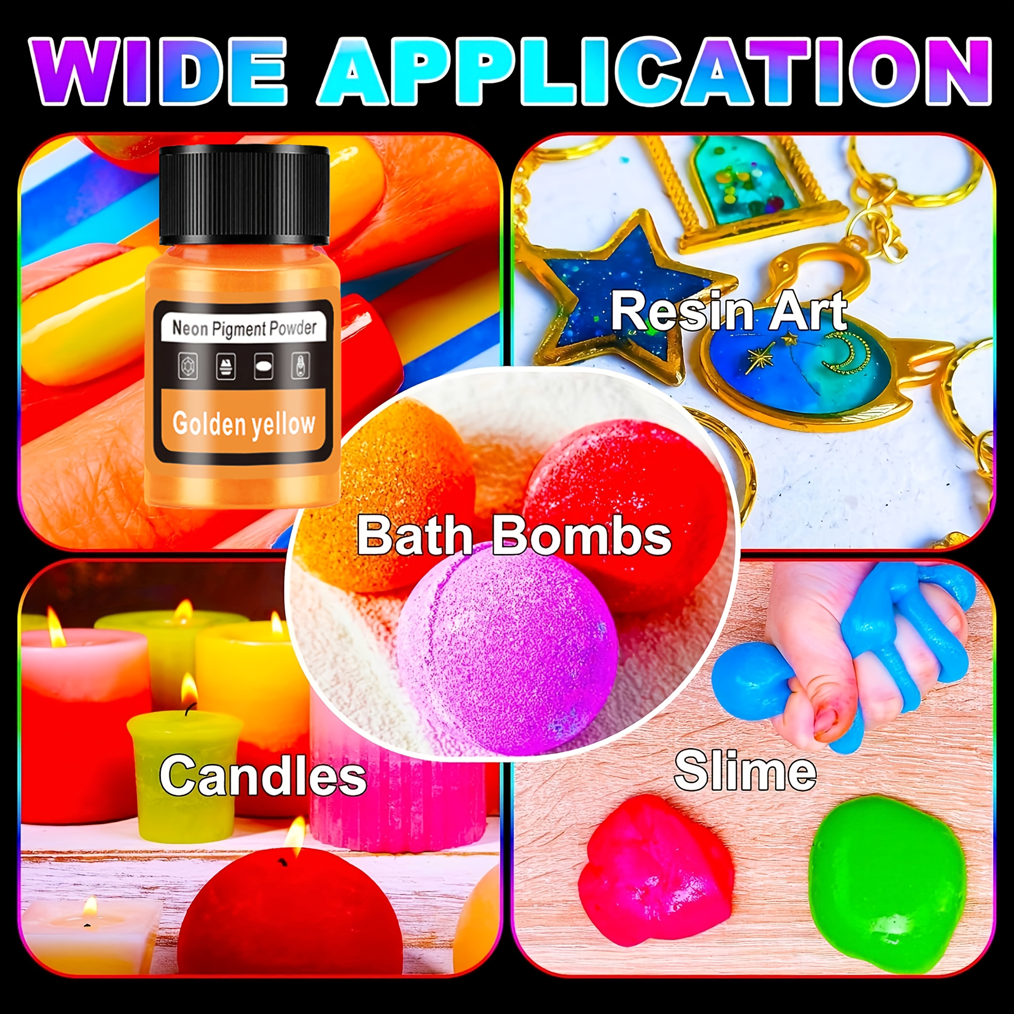 Fluorescent Powder/Neon Resin  - مراجعة Resin Pigment Set وسعره